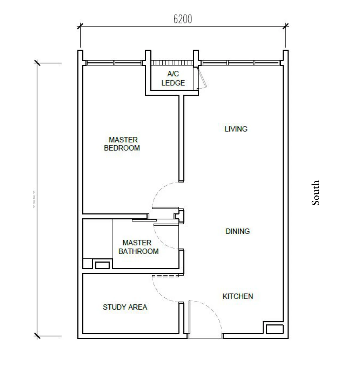 Type B · 2 rooms